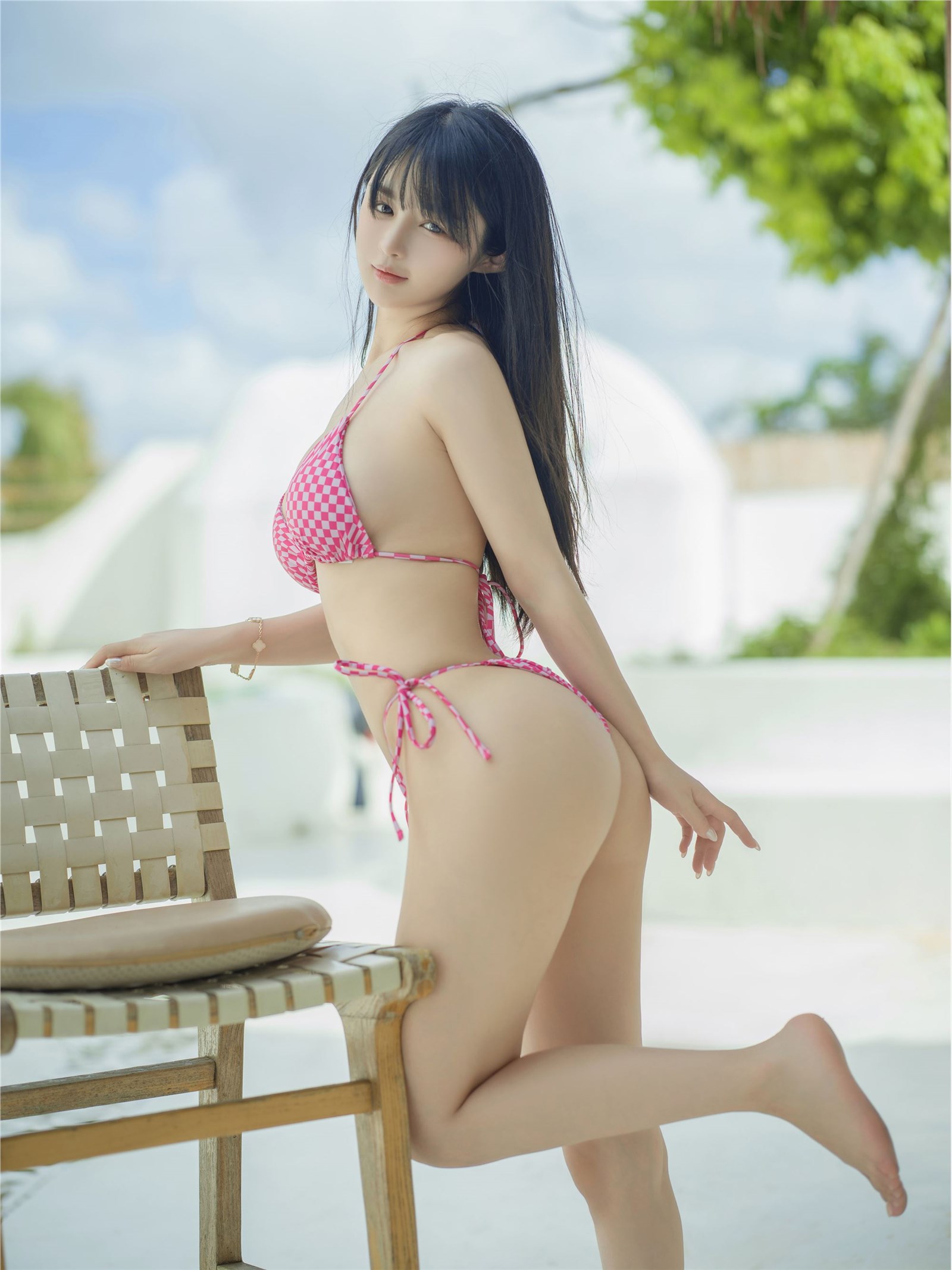 桜 Jing Ning Ning - Pink Bikini Breeze(17)